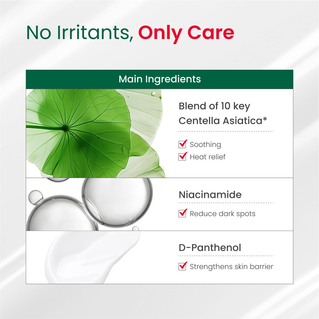 Dr.G Red Blemish Clear Cream application routine shows easy daily use.