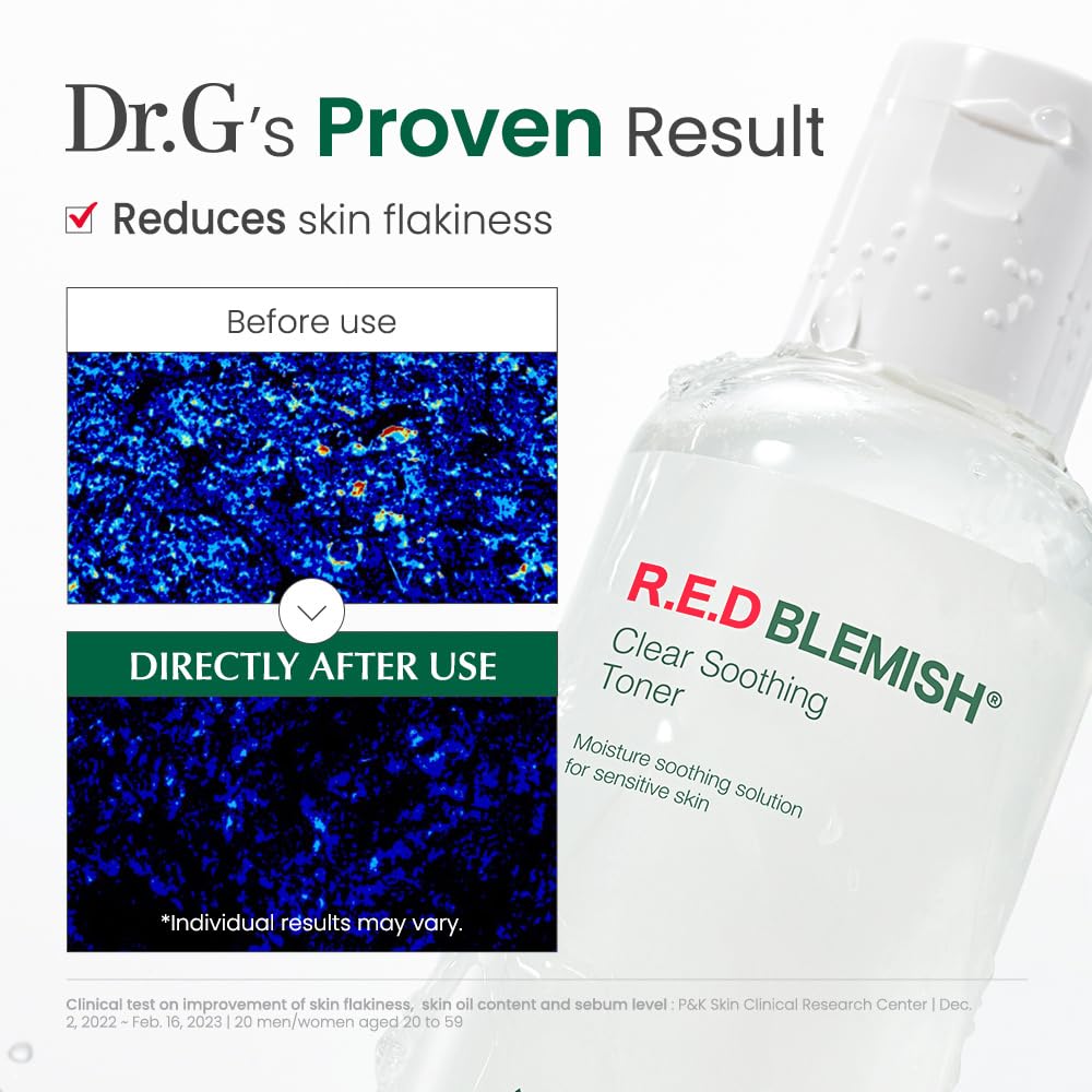 Dr.G bottle shown with dewy glow promise