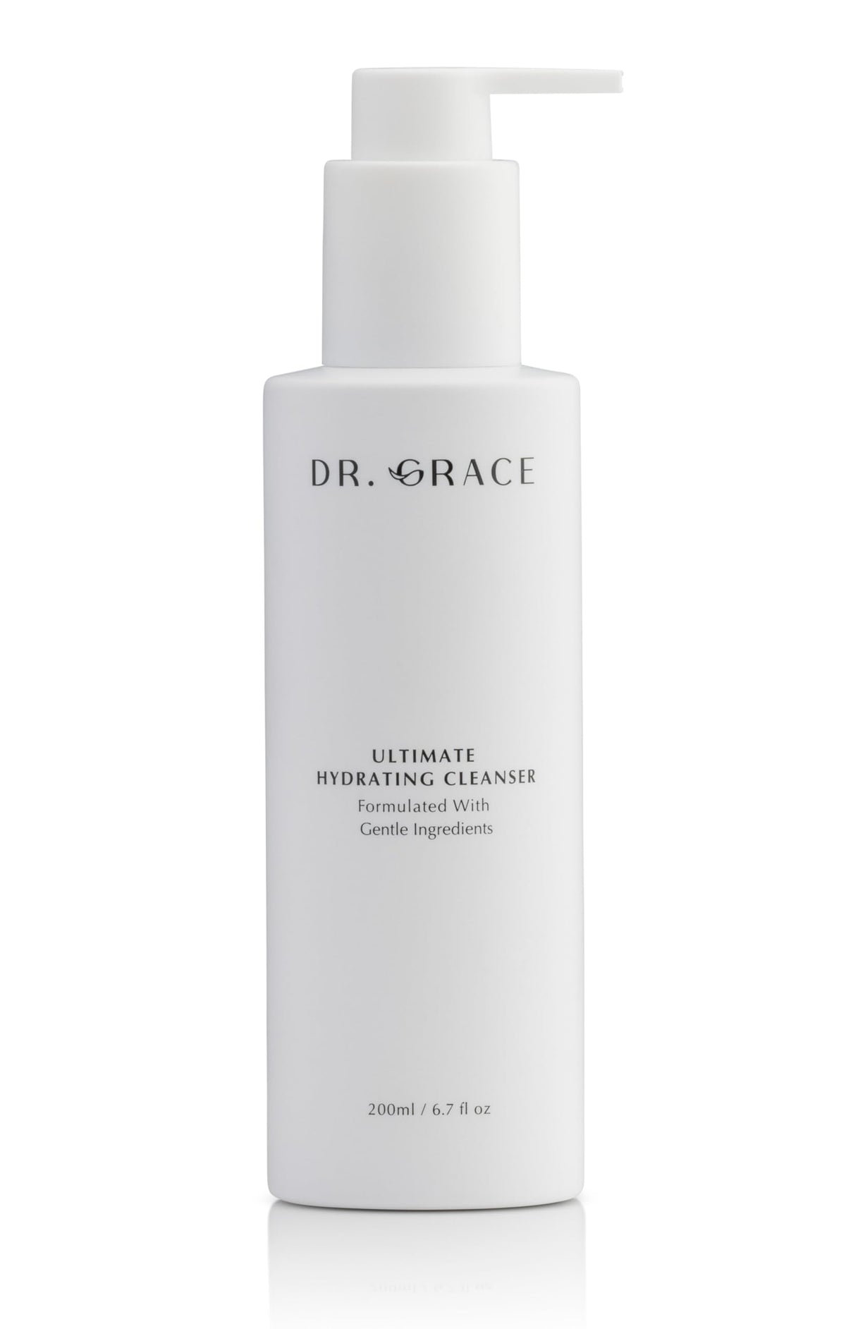 Dr. Grace Ultimate Hydrating Cleanser bottle showcases gentle daily cleansing for sensitive skin.