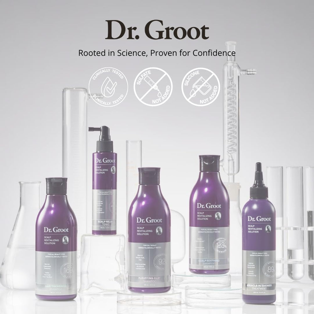 Dr. Groot Biotin Rosemary Prebiotics ingredients highlight nourishing scalp support