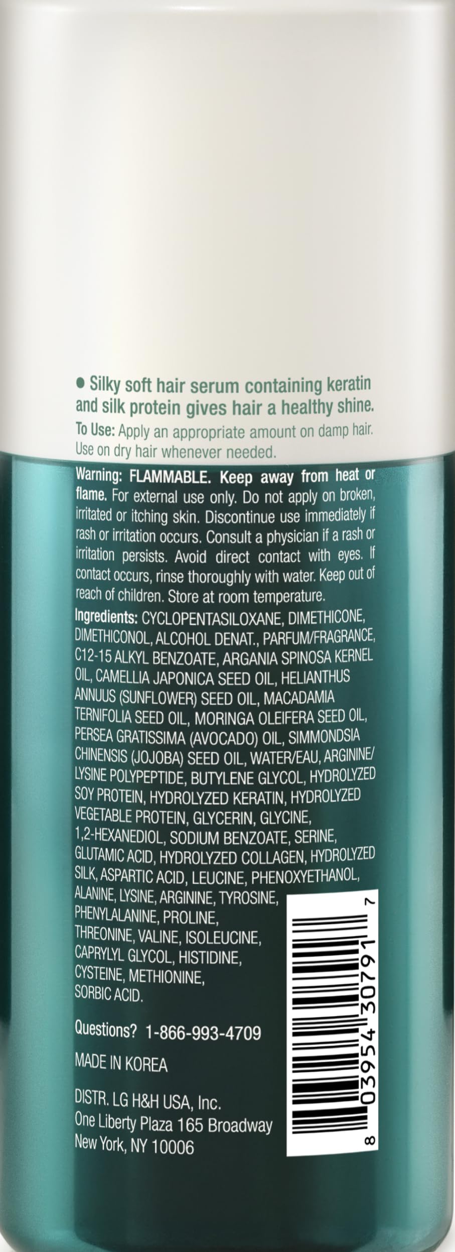 Dr. Groot Bond Fortifying Serum scent of white floral musk for routine.