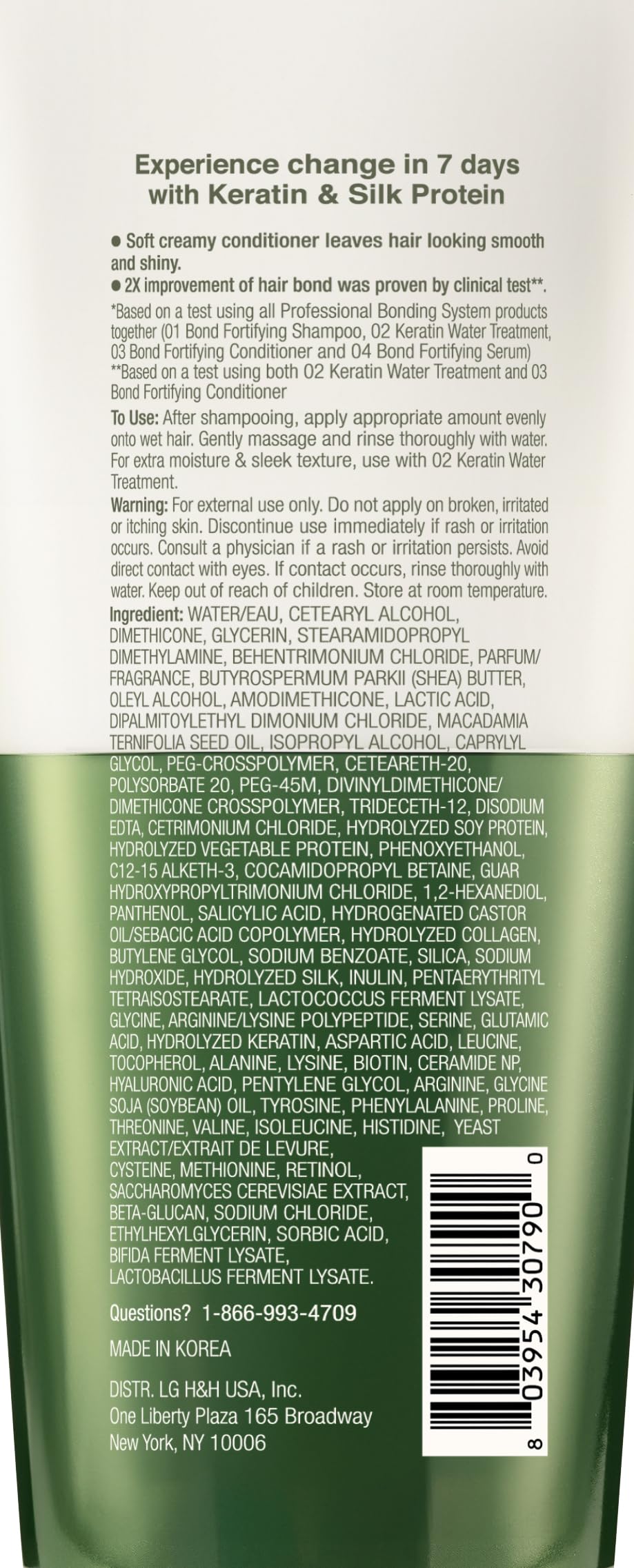 Dr. Groot Bonding System packaging emphasizes professional-grade Korean hair care