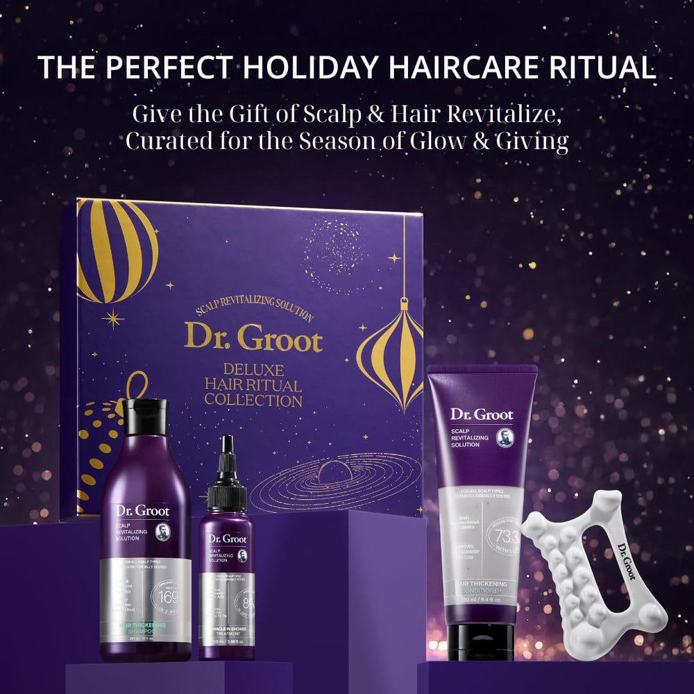 Dr. Groot Hair Thickening Conditioner tube smoothing strands for softer hair