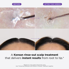 Dr. Groot Miracle in Shower bottle angled view for fast 5-second softness boost.