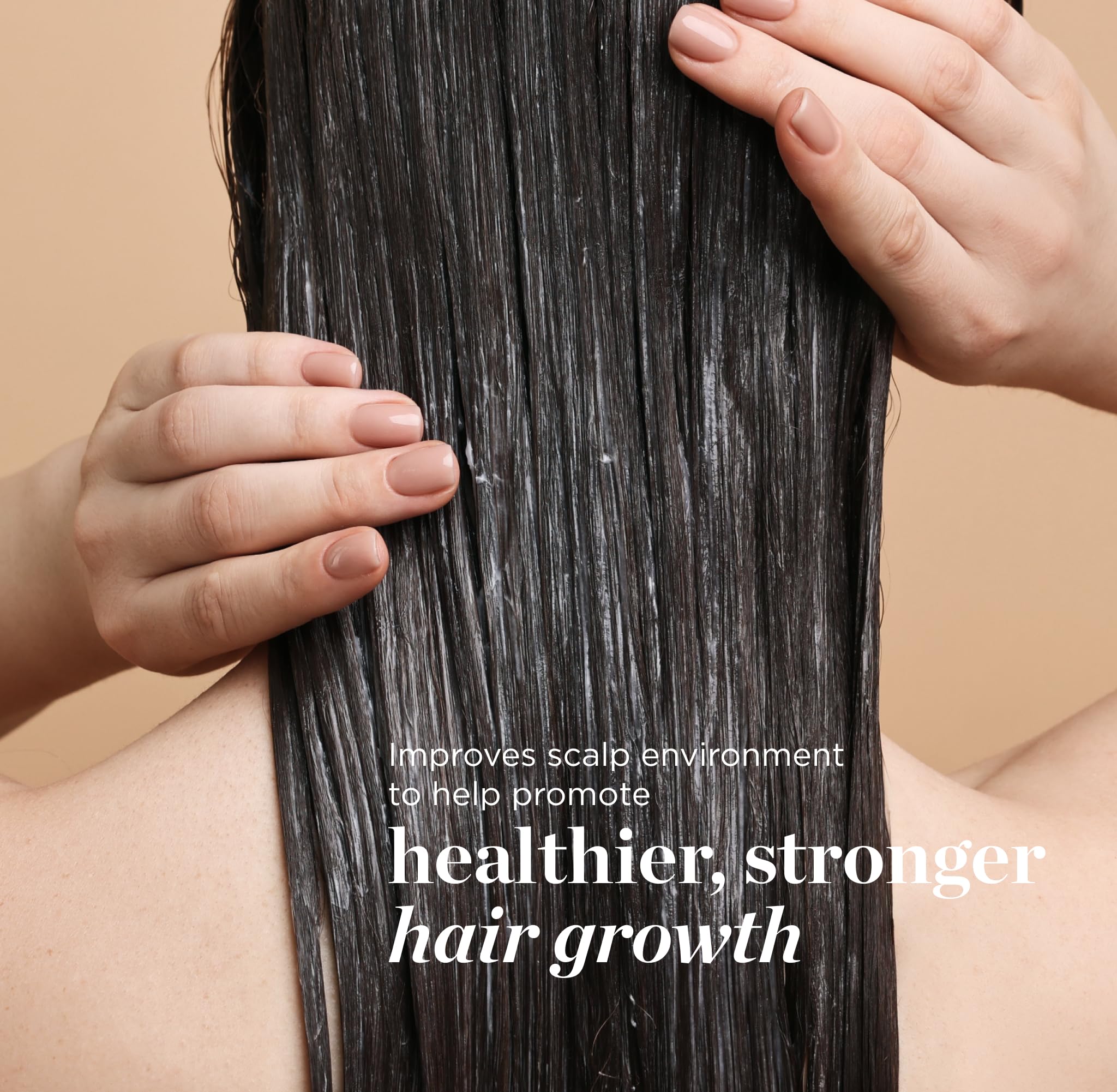 Dr. Groot Prebiotics graphic illustrating scalp nourishment