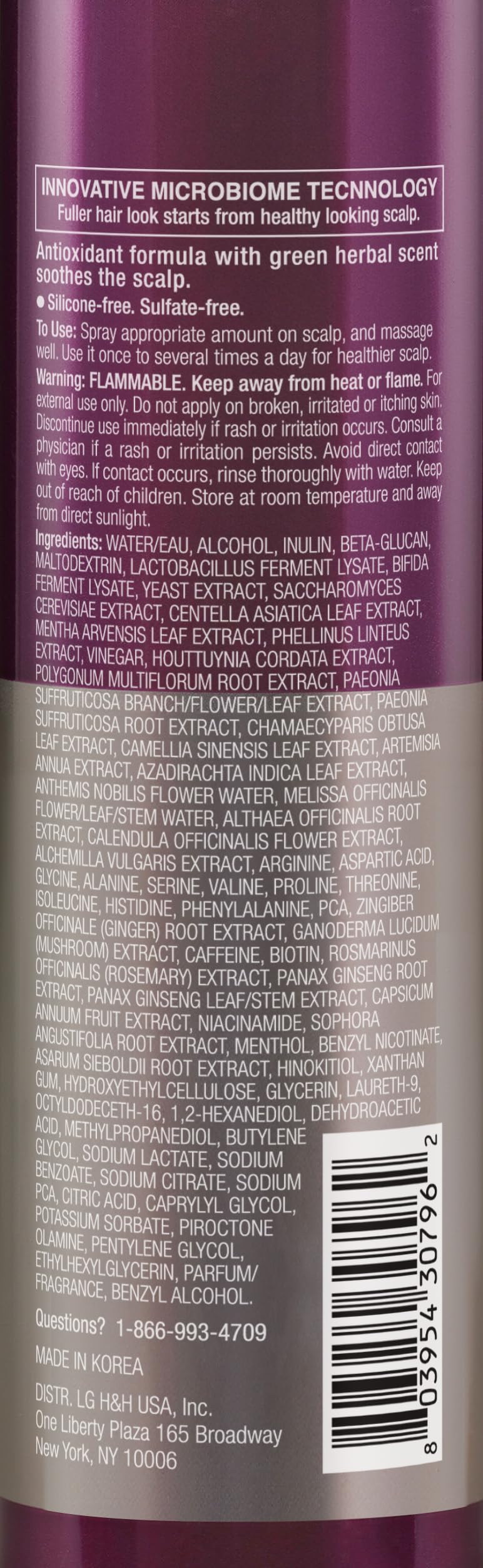 Dr. Groot Scalp Relief Tonic free-from sulfates silicones illustration.