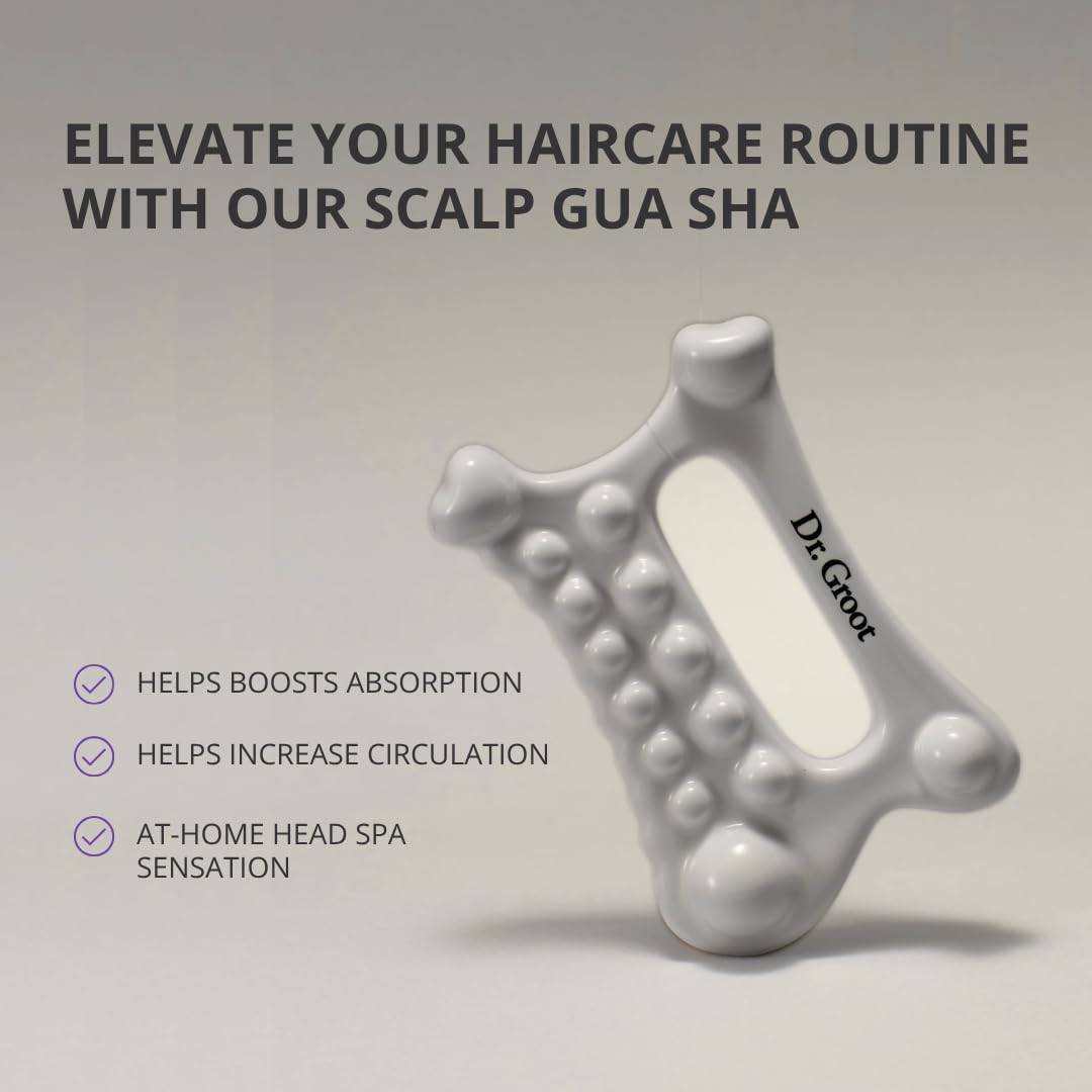 Dr. Groot Scalp Revitalizing Collection display featuring premium hair care