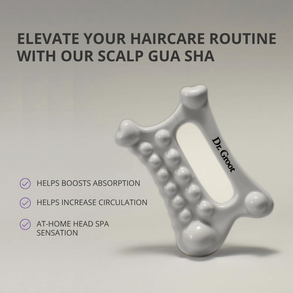 Dr. Groot Scalp Revitalizing Collection display featuring premium hair care