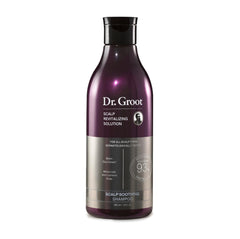 Dr. Groot Scalp Soothing Shampoo bottle front showing product branding and clean design