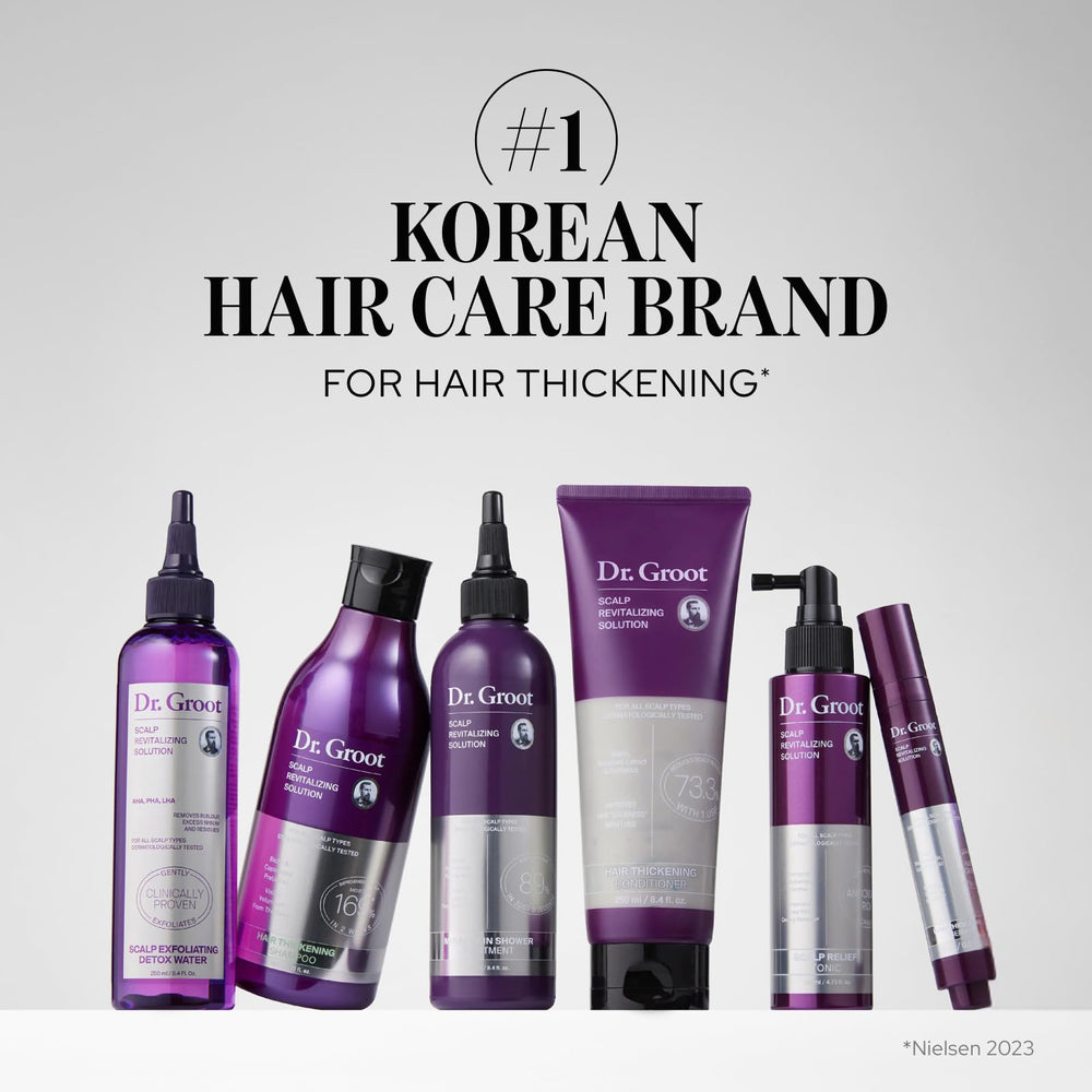 Dr. Groot Scalp wellness routine setup encourages consistent hair care.