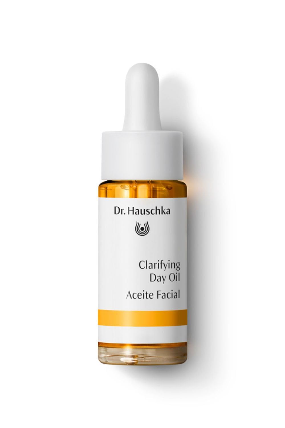 Dr. Hauschka Clarifying Day Oil bottle balances oily skin.