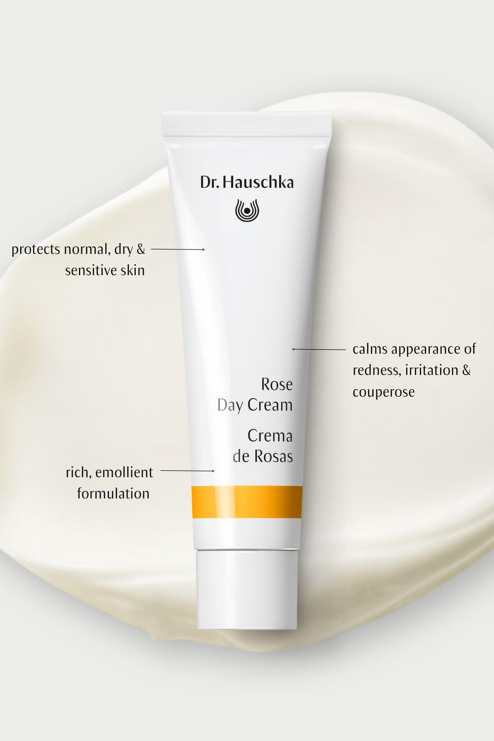 Dr. Hauschka Rose Day Cream emollient texture delivers deep hydration