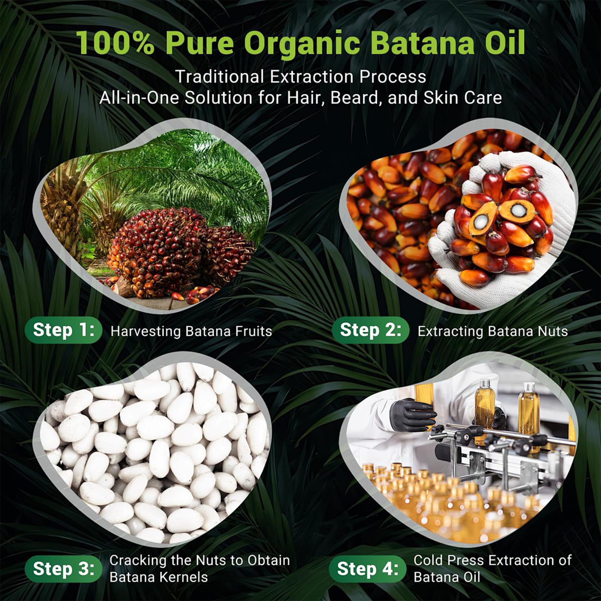 Dr. Healdy Batana Oil packaging details showing pure formula.