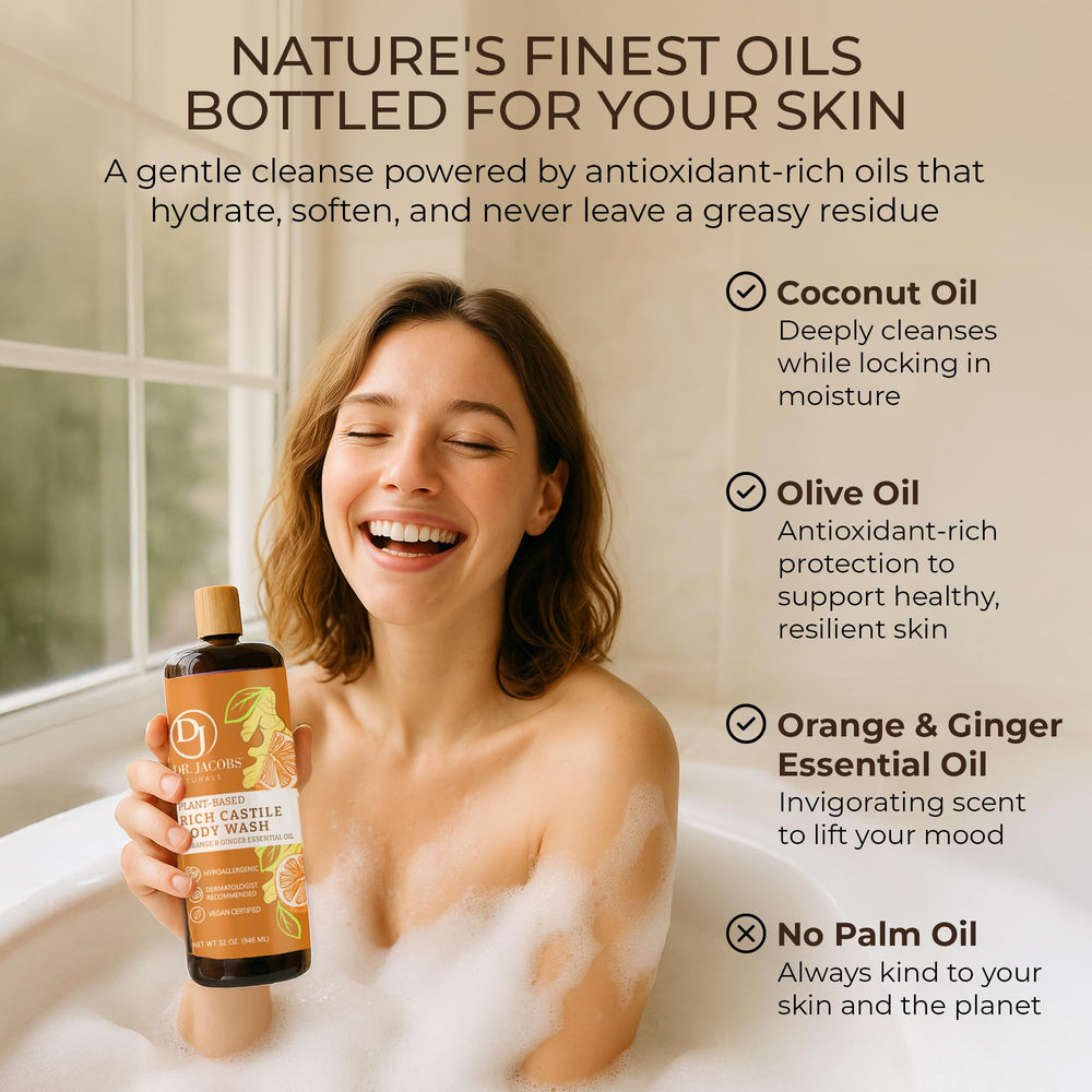 Vitamin E and aloe imagery highlight skin-soothing ingredients from Dr. Jacobs Naturals.