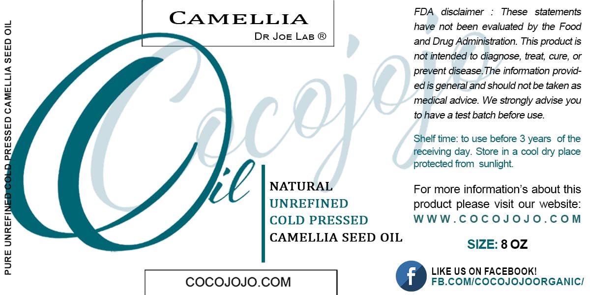 Dr Joe Lab Camellia Seed Oil vegan formula promotes gentle moisturization for sensitive skin