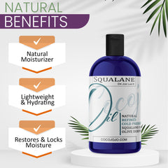 Dr Joe Lab Squalane Oil on skin showing quick absorption and non-greasy finish.