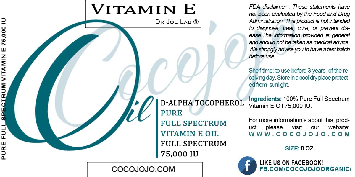 Dr Joe Lab Vitamin E Oil amber bottle emphasizing premium storage for longer shelf life.