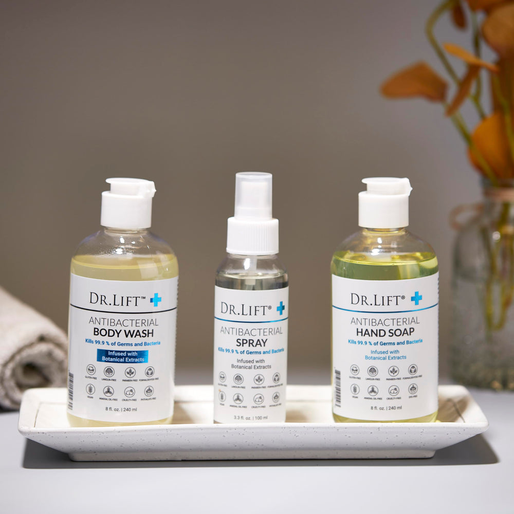 DR. LIFT unscented cleansing foam—gentle daily wash for sensitive skin.