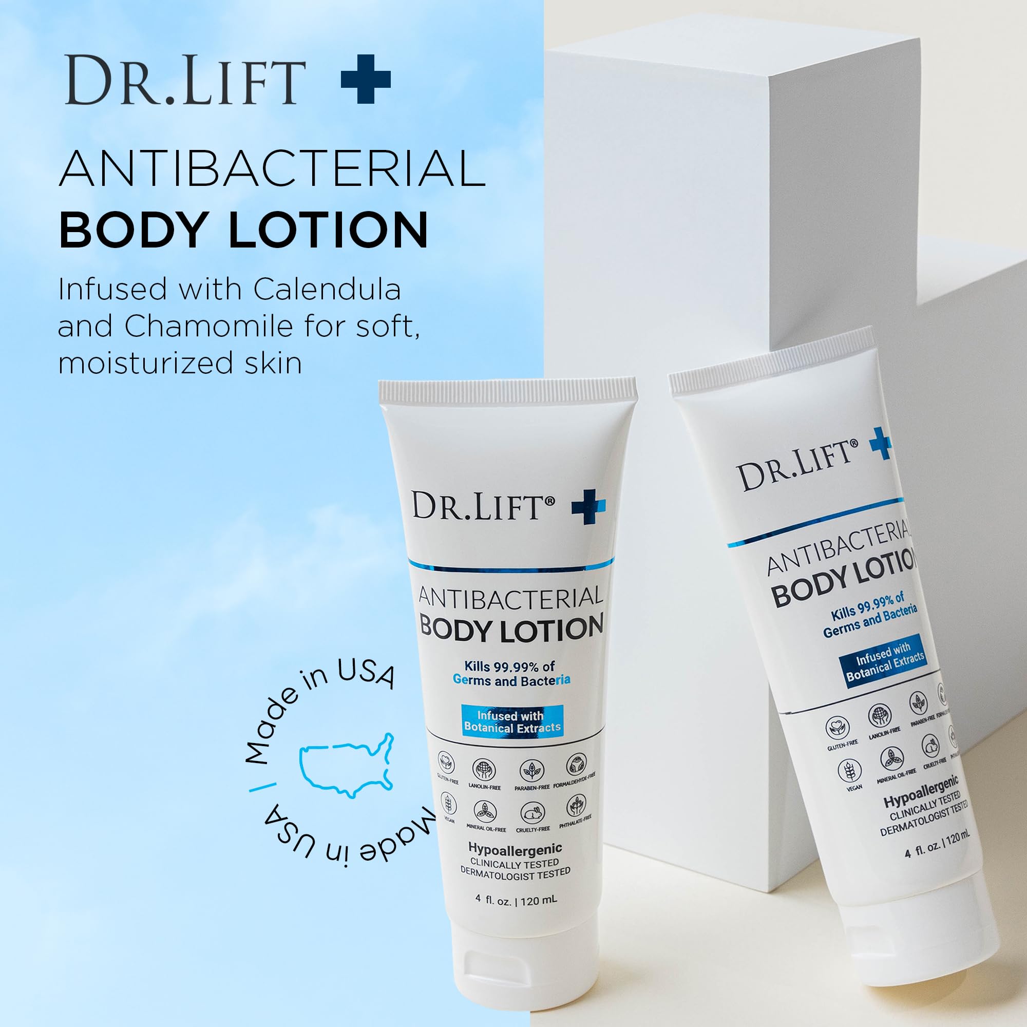 DR. LIFT hand-and-bottle combo highlights travel-friendly size for on-the-go protection.