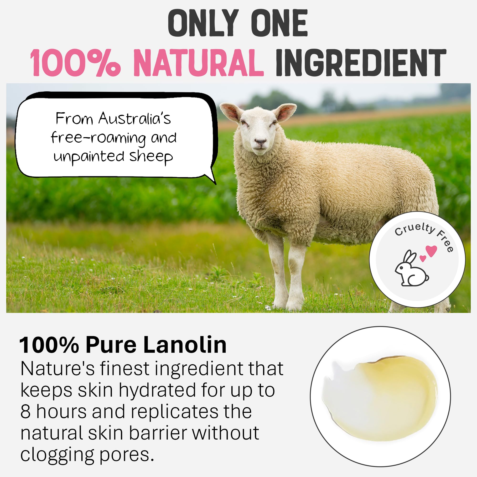 Dr. Lipp Original Nipple Balm smoothing hair ends with protective barrier.