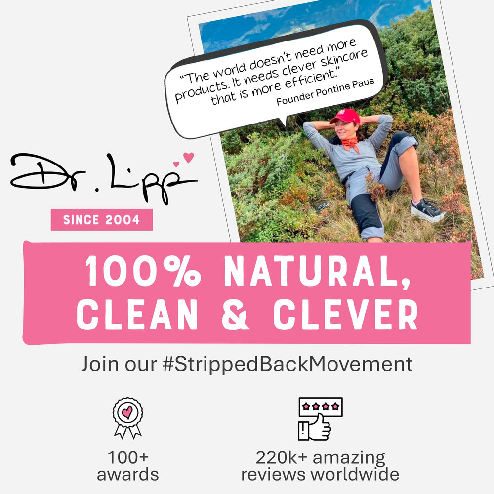 Dr. Lipp Original Nipple Balm on skin shows versatile, fragrance-free use.