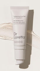 Dr. Loretta eye gel ingredients close-up emphasizing algae extract and antioxidants