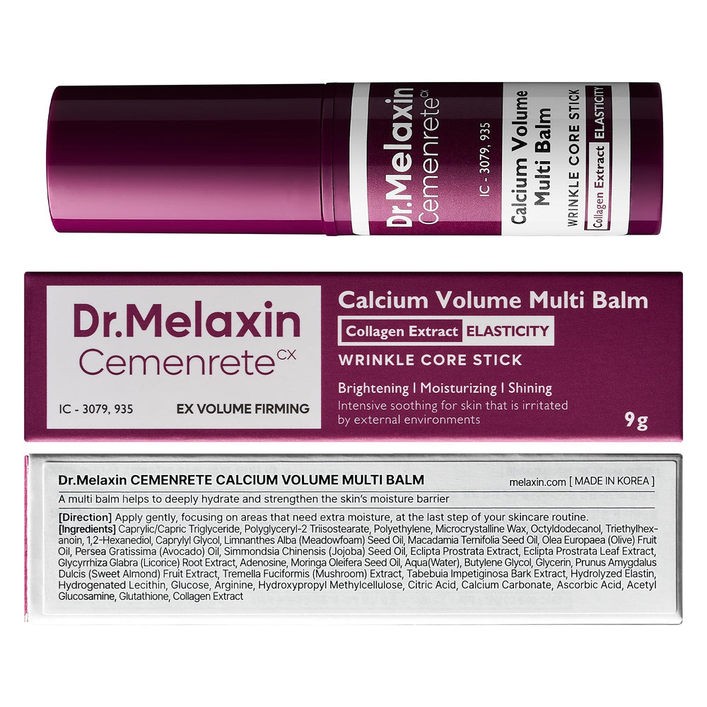 Dr.Melaxin Cemenrete Calcium Balm Korean skincare cue for daily use