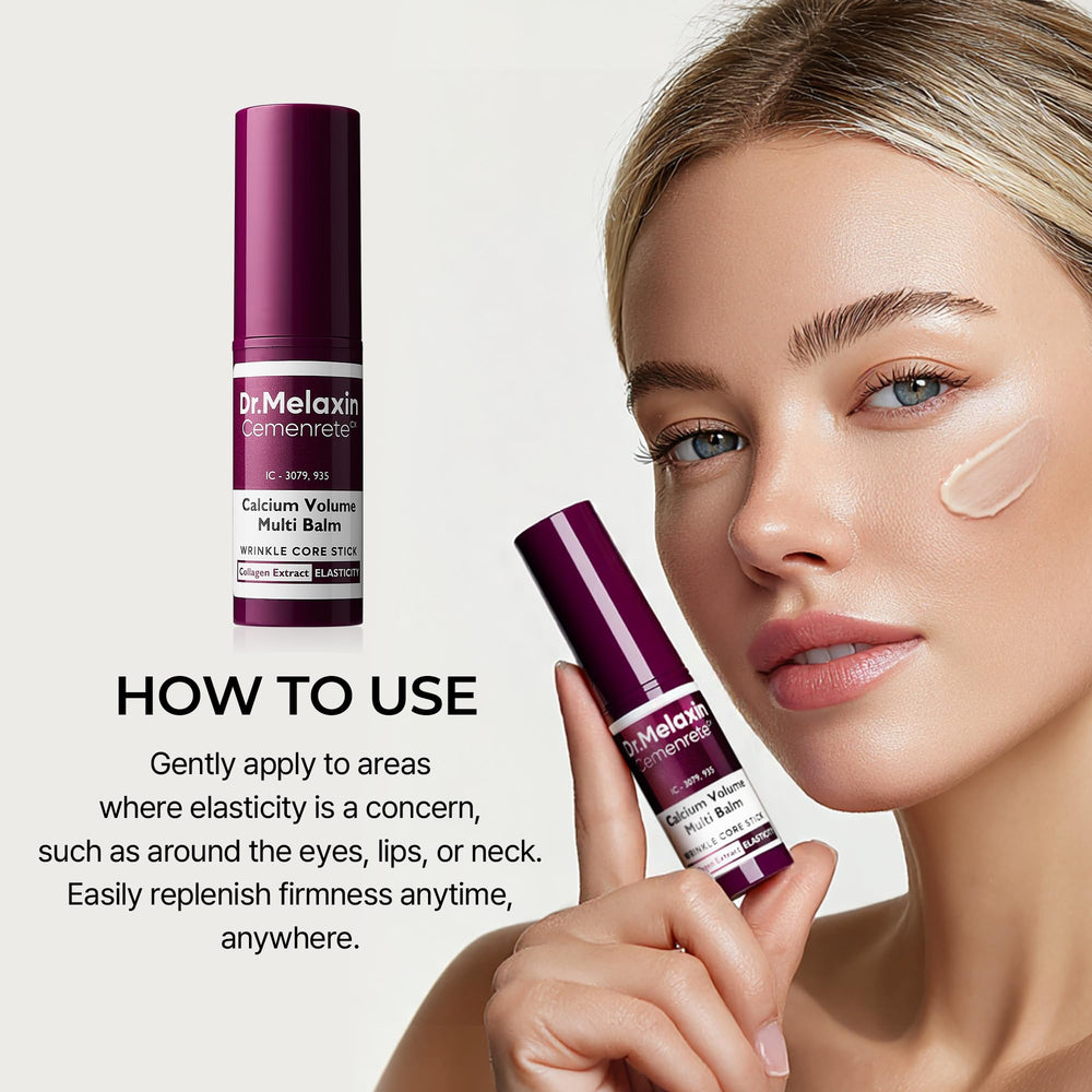 Dr.Melaxin Cemenrete Calcium Balm under-eye application for gentle hydration