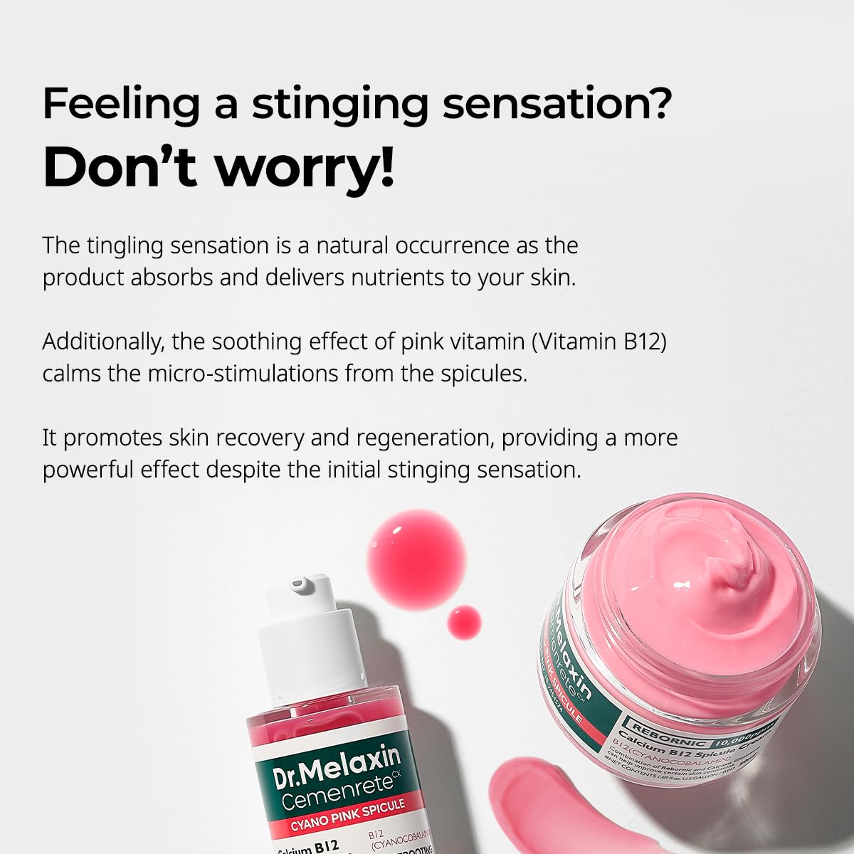 Dr.Melaxin Cemenrete calcium and vitamin B12 nutrient boost