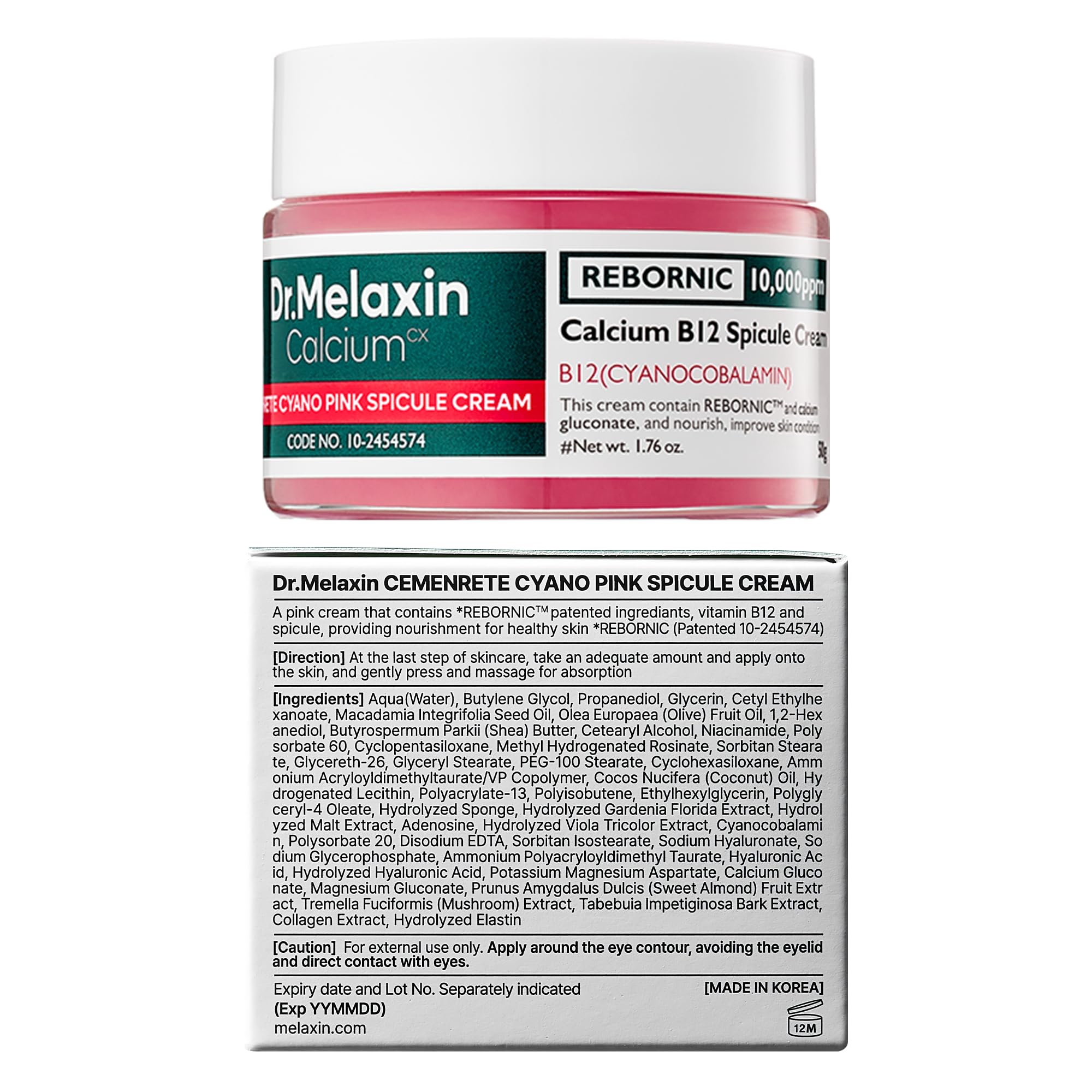 Dr.Melaxin Cemenrete clinical results tear trough improvement preview