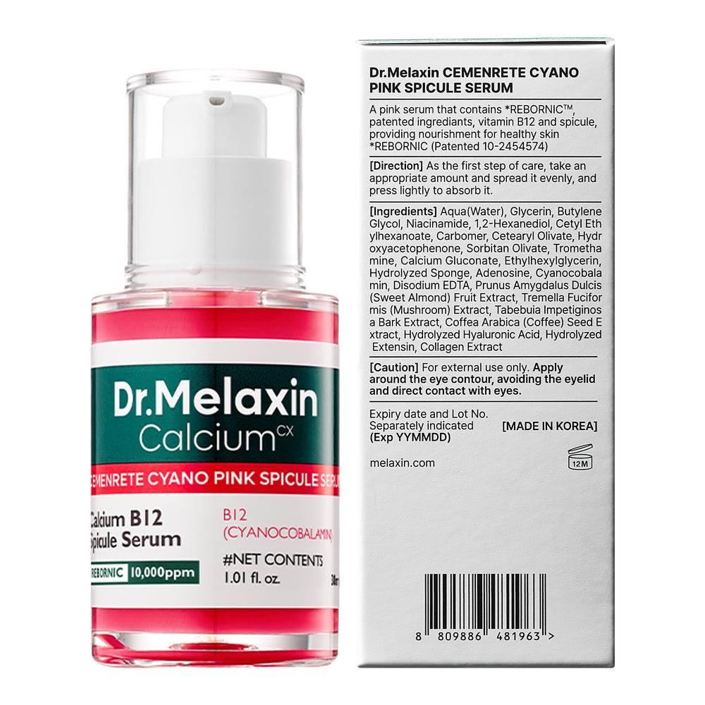 Dr.Melaxin packaging box highlights premium presentation and easy storage