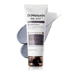 Dr.Melaxin Peel Shot bottle closeup for clearer pores.