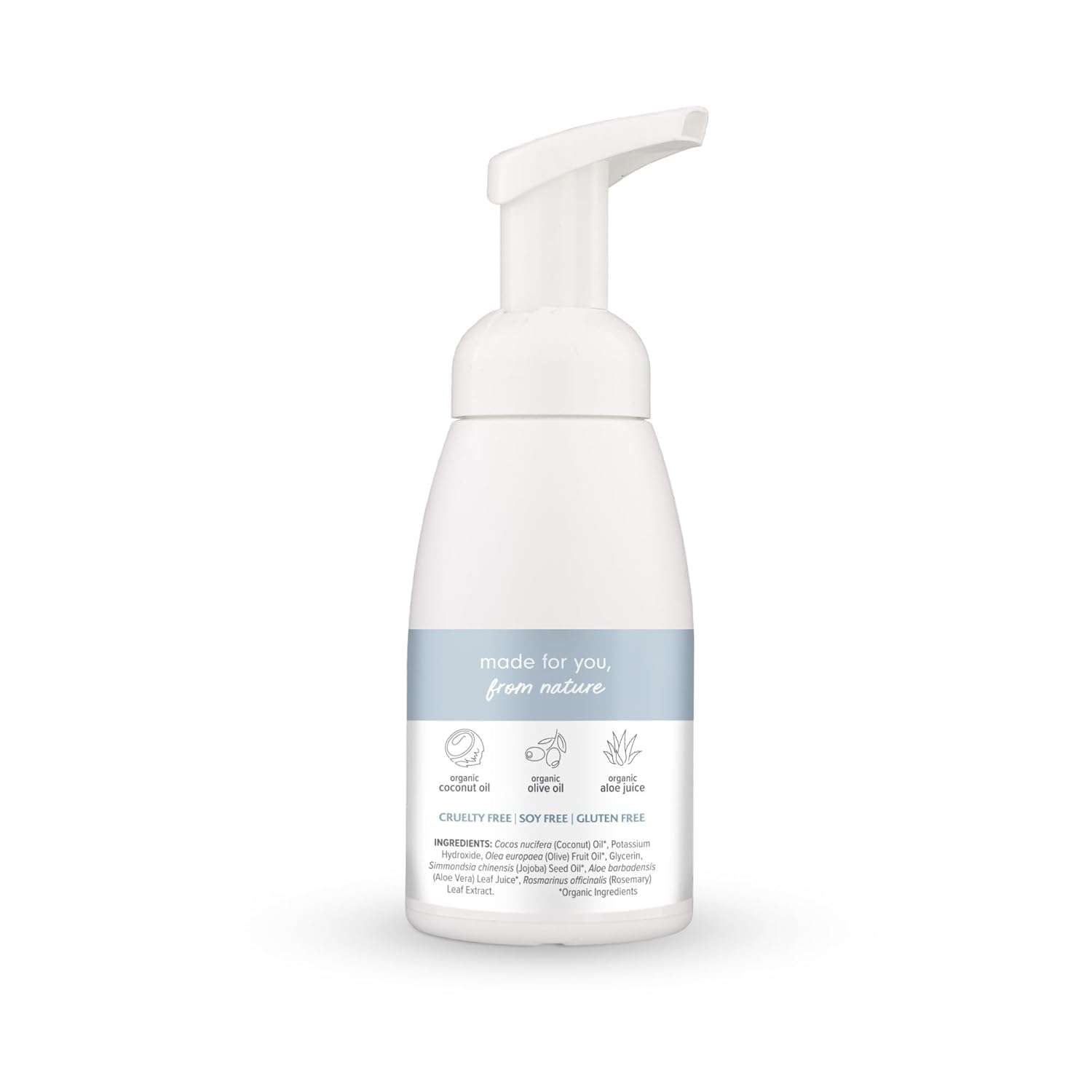 Jabón de manos espumoso orgánico de Dr. Mercola certificado USDA