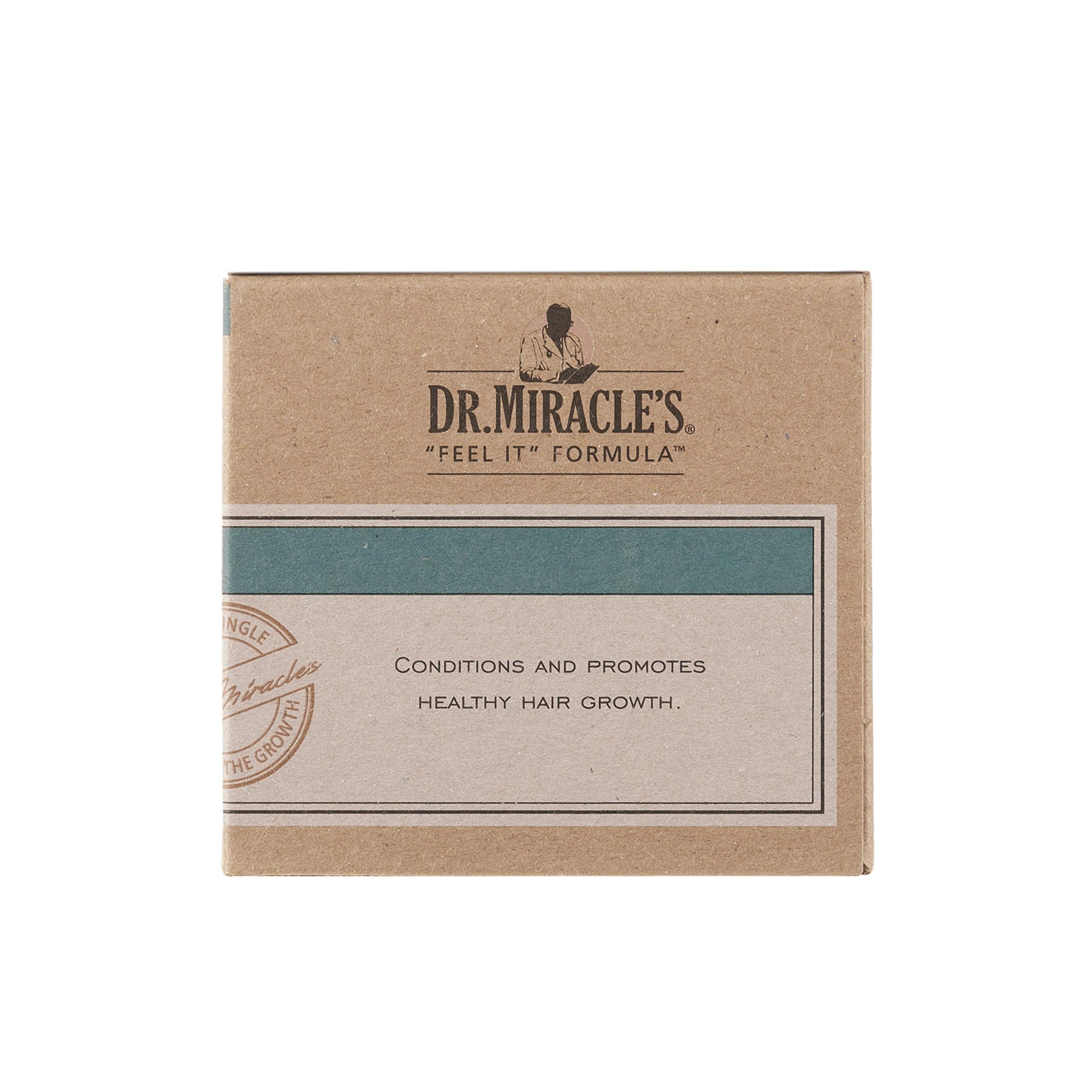 Dr. Miracle's Strengthen Hot Gro application action captures easy massaging into the scalp.