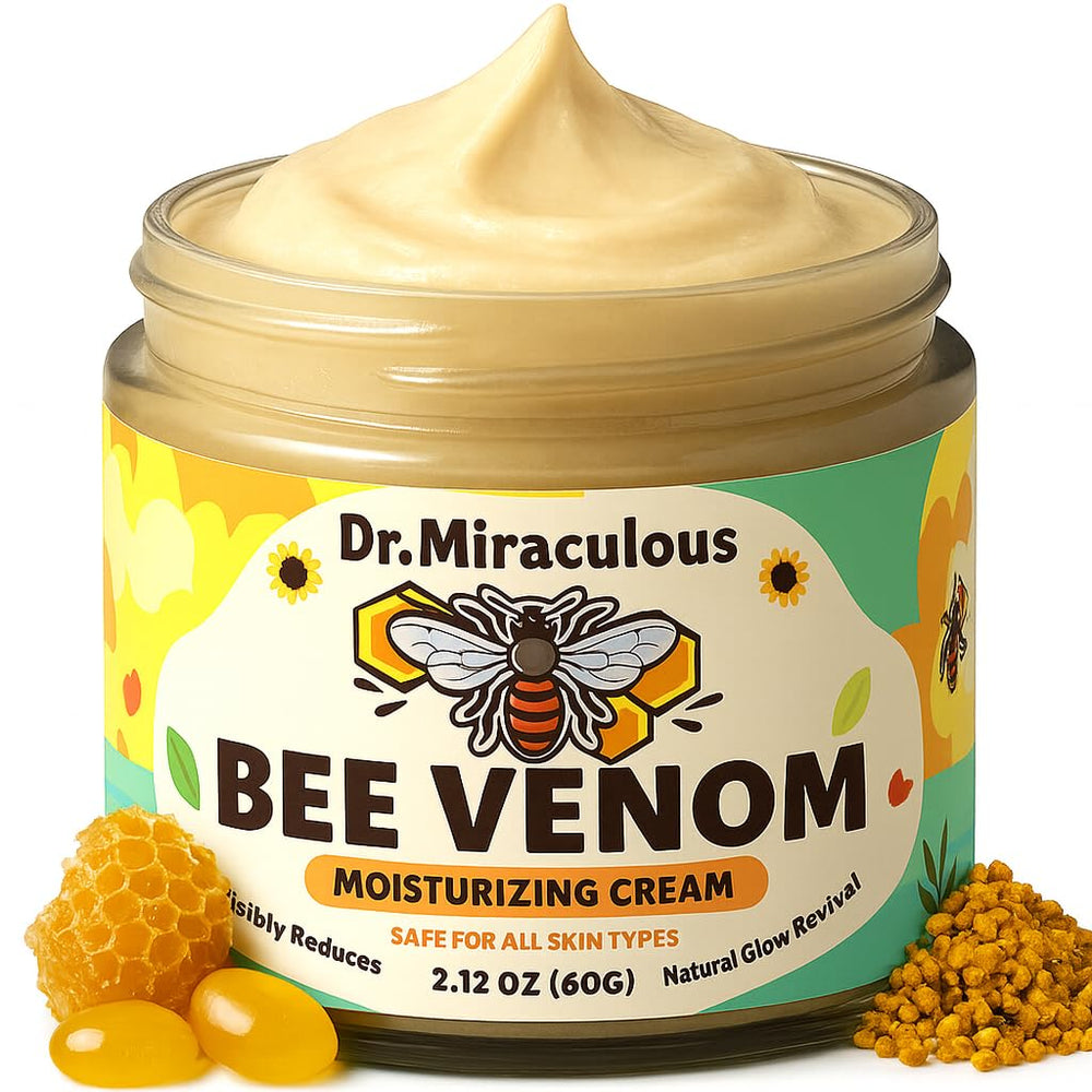 Dr. Miraculous Bee Venom Skin Cream packshot showing hydration for radiant skin