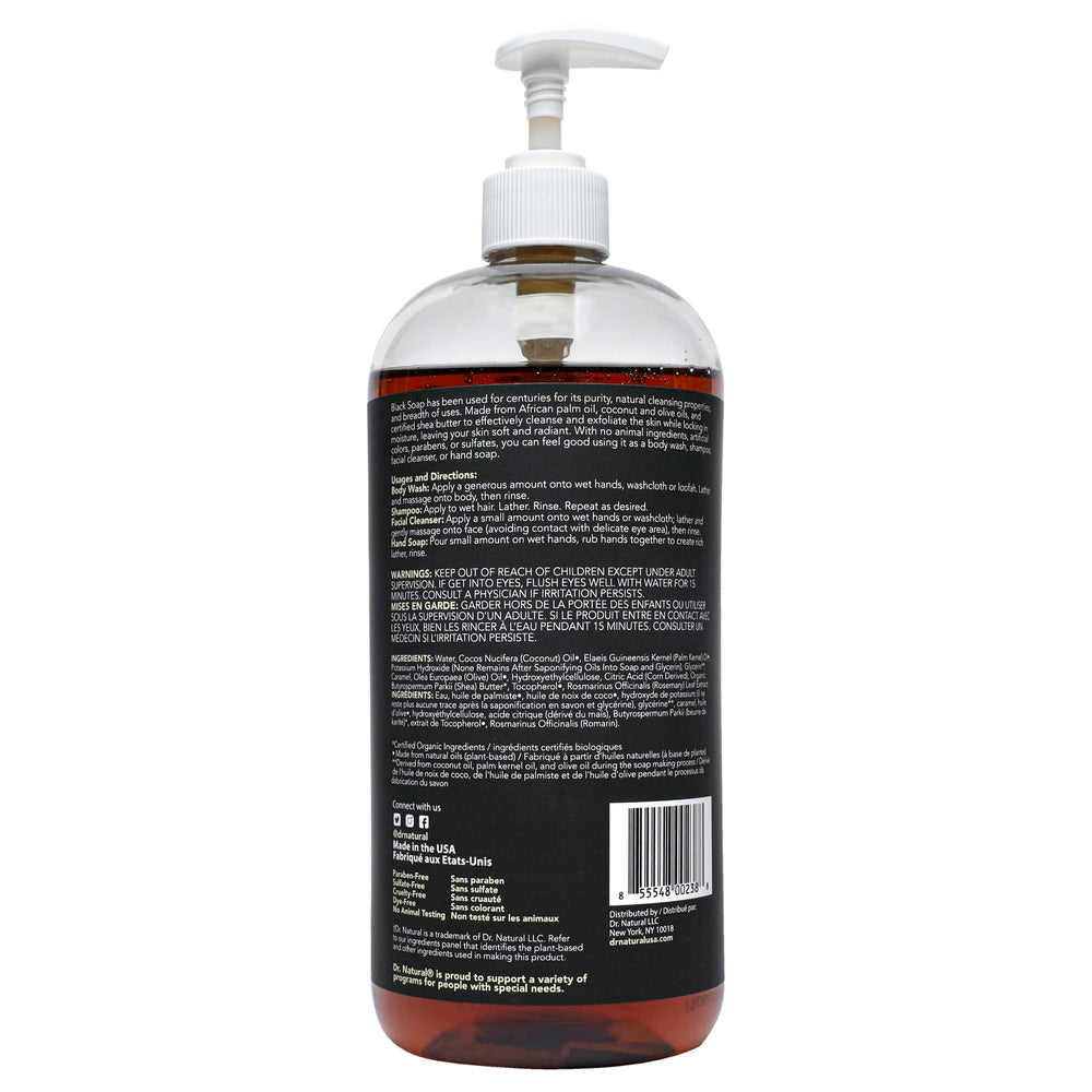 Dr. Natural 32 oz bottle emphasizing value and long-lasting hydration