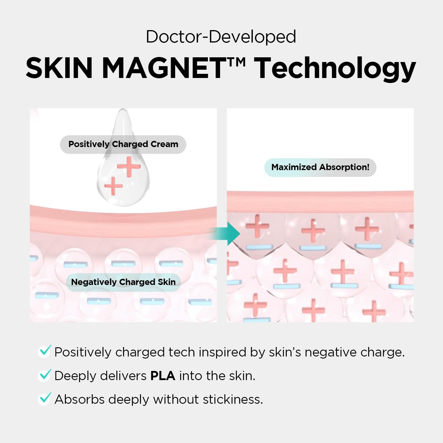 Dr.nineteen CollaBooster Poreshot Cream ingredients visual focusing on ceramides, PLA, and HA