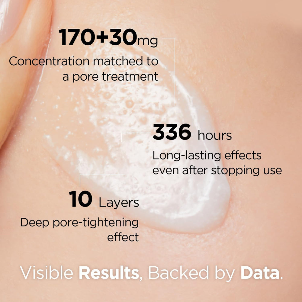 Dr.nineteen CollaBooster Poreshot Cream on skin shows quick absorption and non-sticky finish