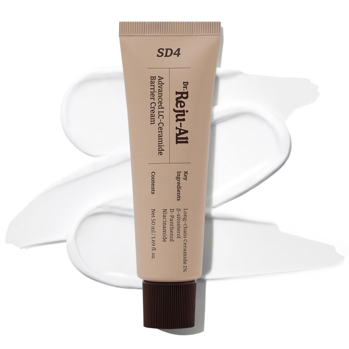Dr.Reju-All Advanced LC-Ceramide bottle closeup shows deep hydration and barrier support.