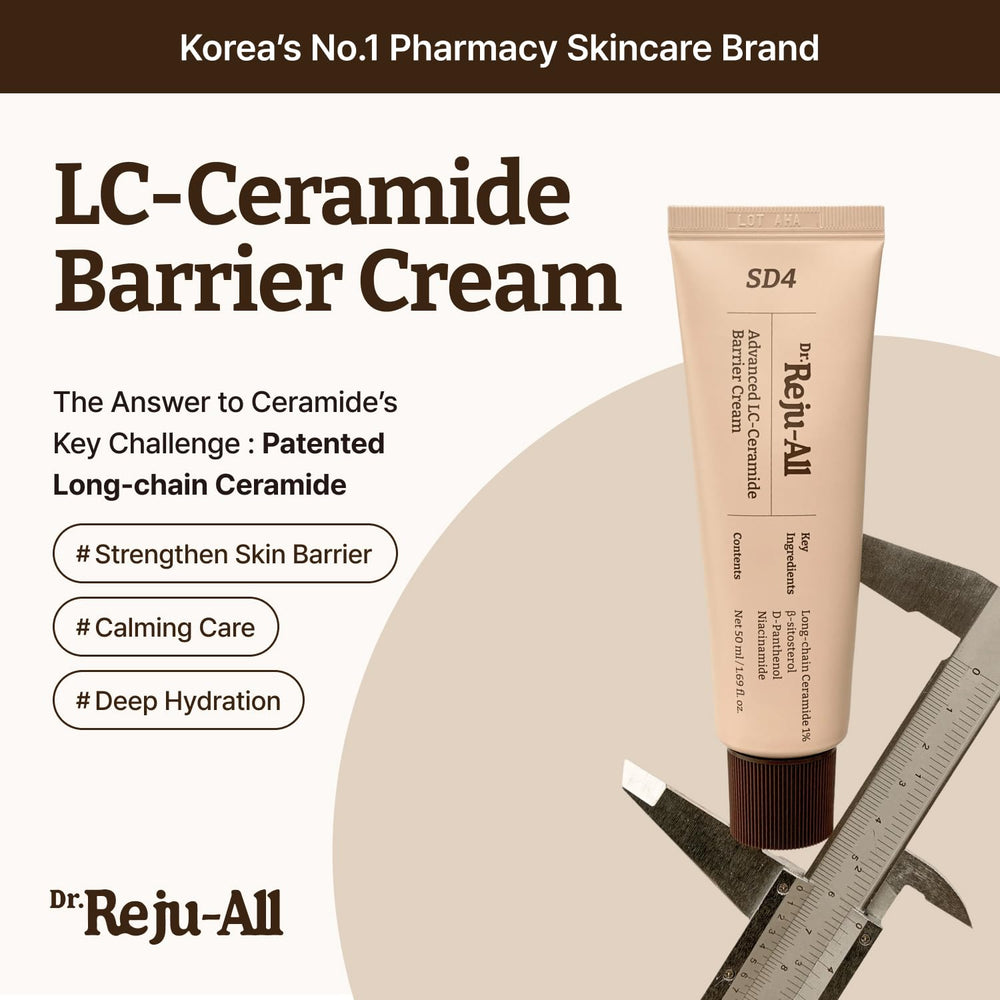 Dr.Reju-All Advanced LC-Ceramide jar creamy texture suggests smooth, lasting moisture.