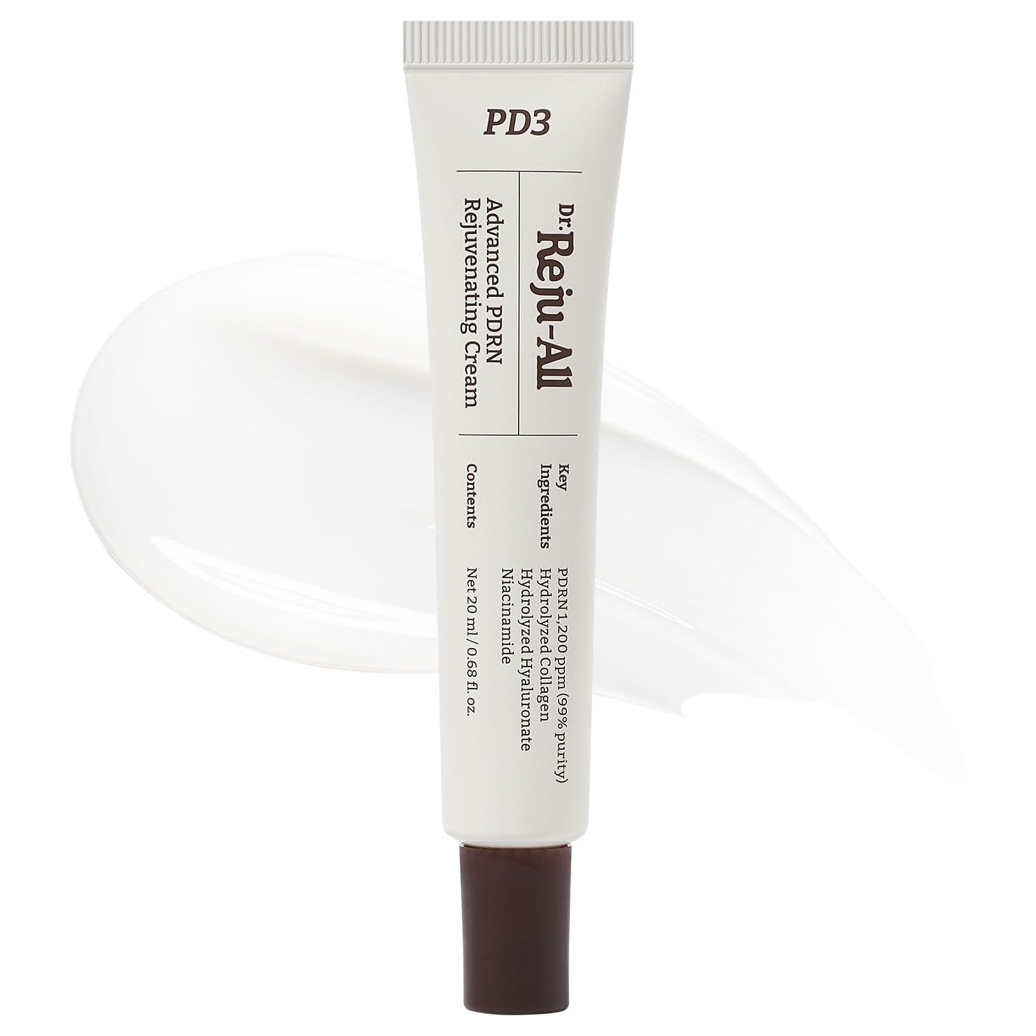 Dr.Reju-All Advanced PDRN Cream bottle front demonstrates premium packaging and brand trust.