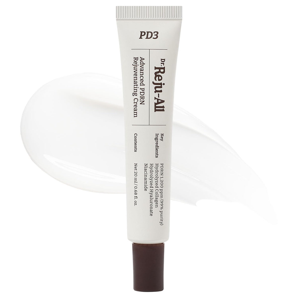 Dr.Reju-All Advanced PDRN Cream bottle front demonstrates premium packaging and brand trust.