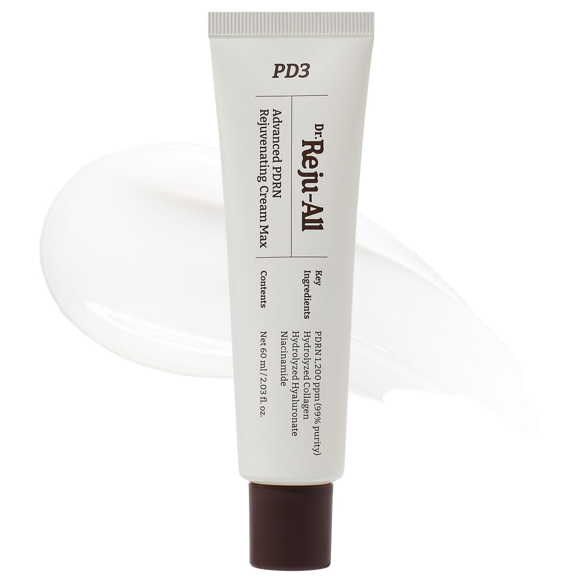 Dr.Reju-All Advanced PDRN Cream bottle showcases premium formula for radiant skin.