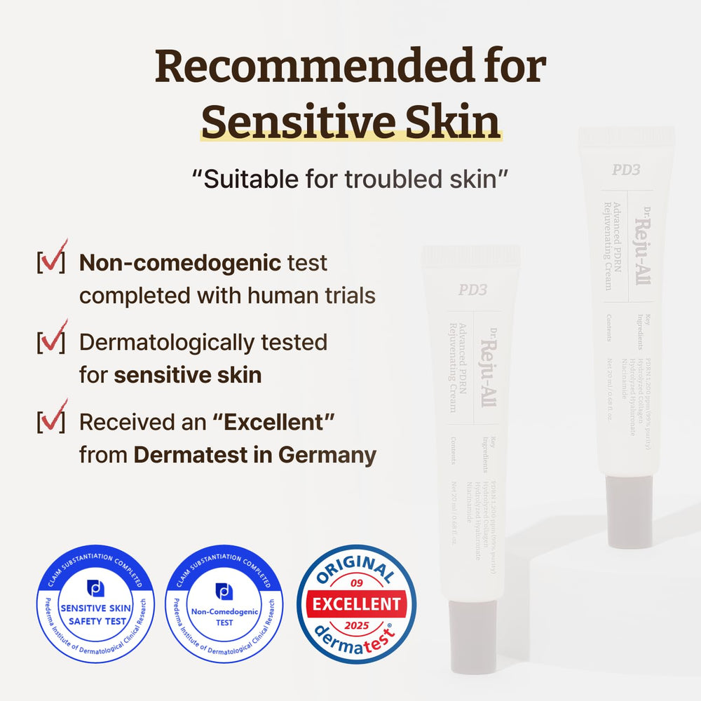 Dr.Reju-All ingredients Niacinamide Panthenol Hyaluronic Acid highlight nourishing trio.