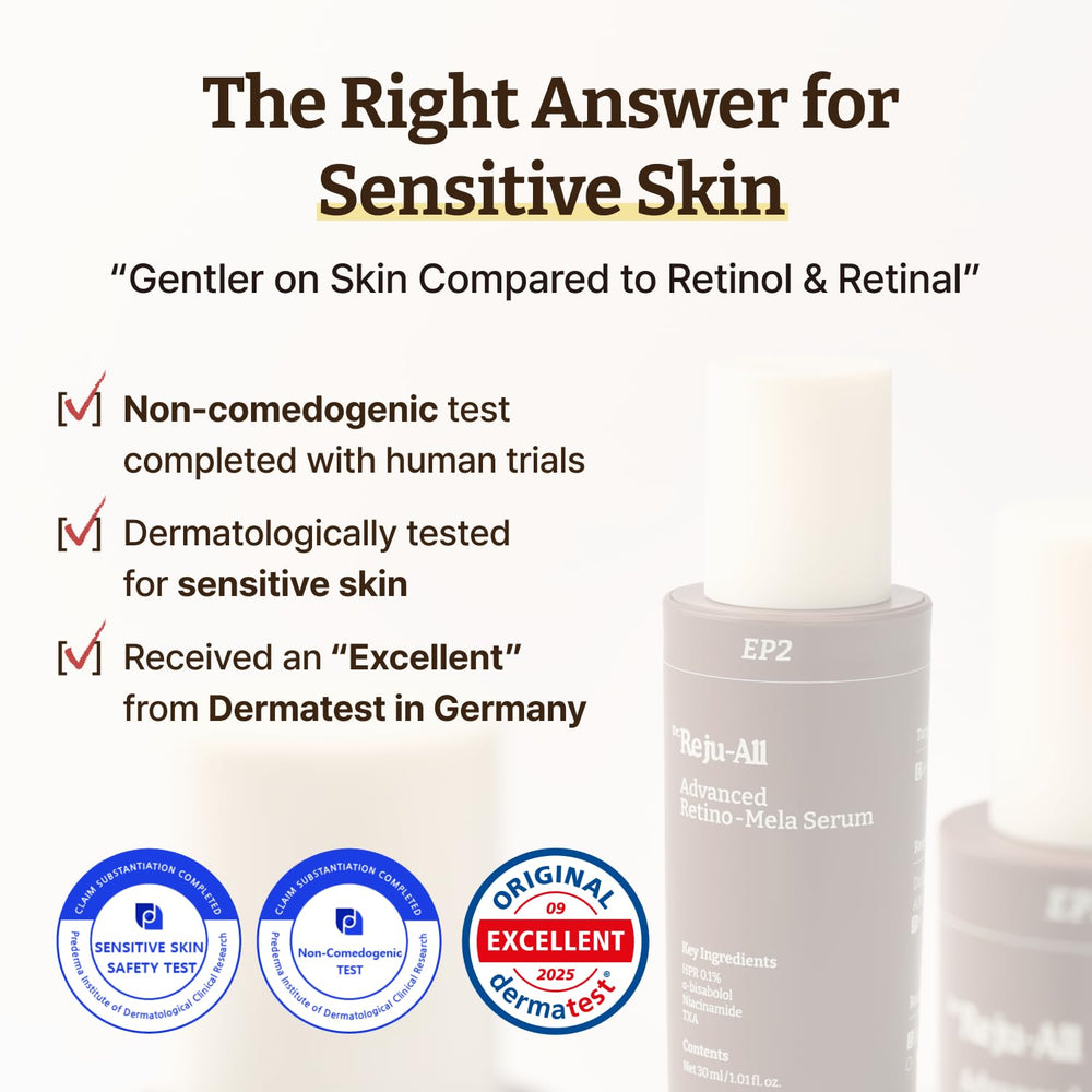 Dr.Reju-All Retino-Mela Serum packaging box for daily use