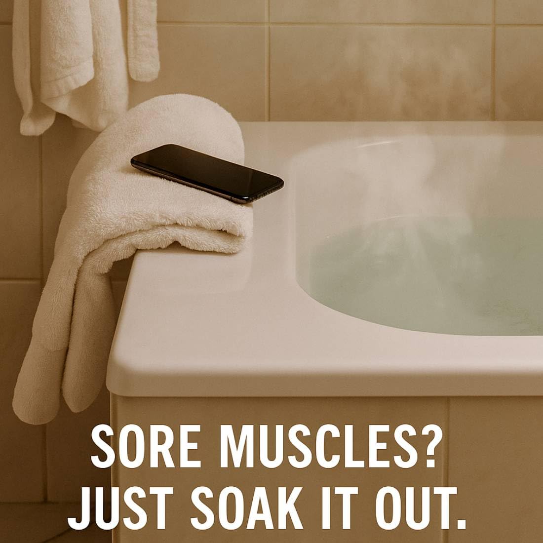 Dr. Singha's Mustard Bath athlete-relaxation scene hints at recovery-friendly soaks.