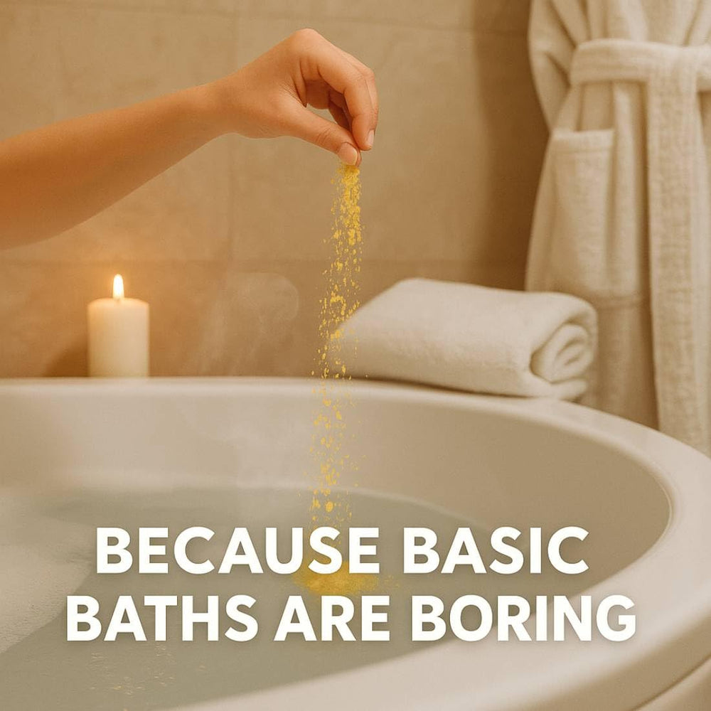 Dr. Singha's Mustard Bath hot water scene suggests comforting warmth and renewal.