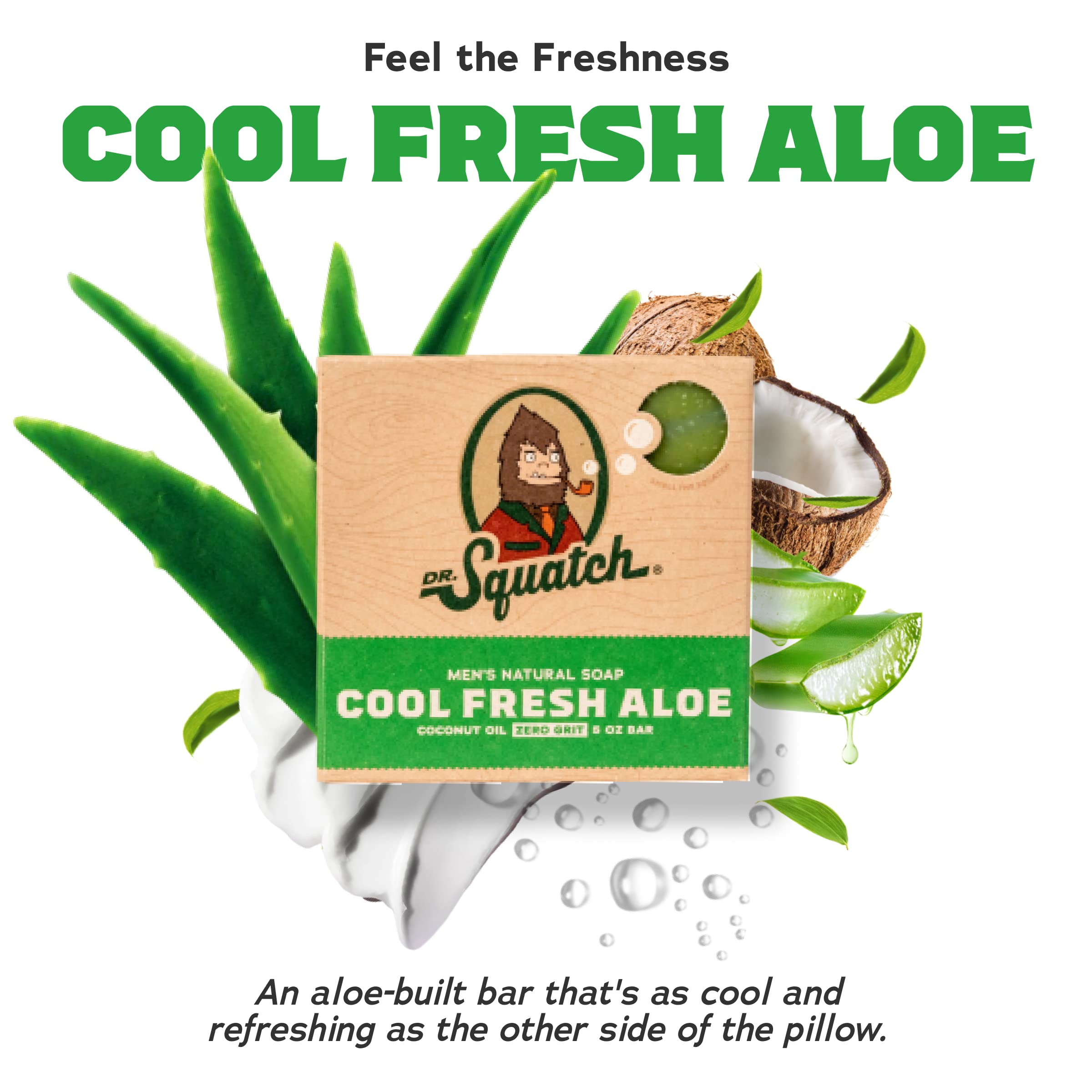 Dr. Squatch Cedar Citrus bar soap delivers a bold wake-up scent