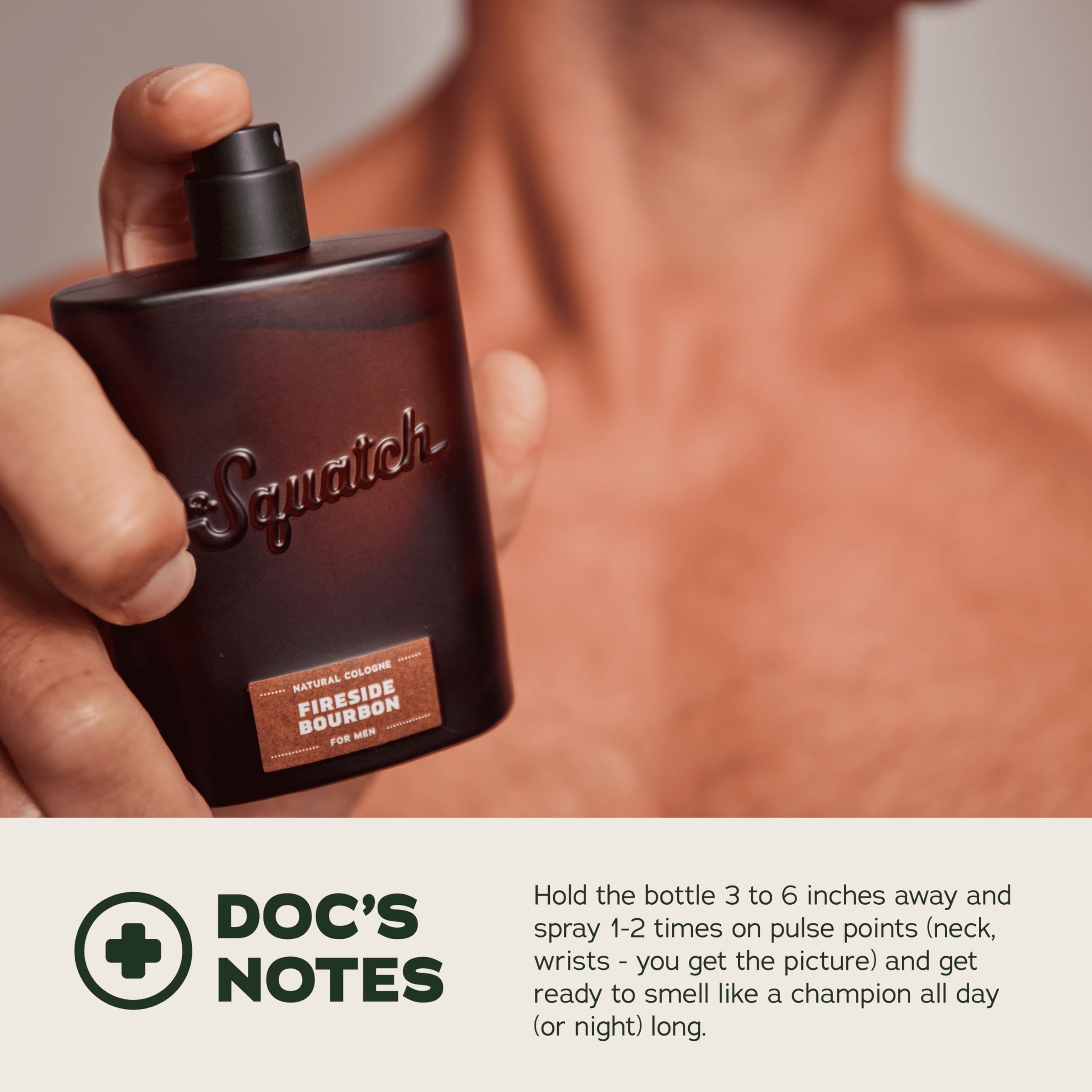 Dr. Squatch Cedarwood Virginia ingredient badge signals natural sourcing and skin-friendly formula
