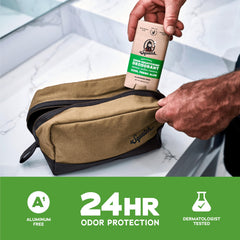Dr. Squatch charcoal component close-up demonstrates odor control benefits.